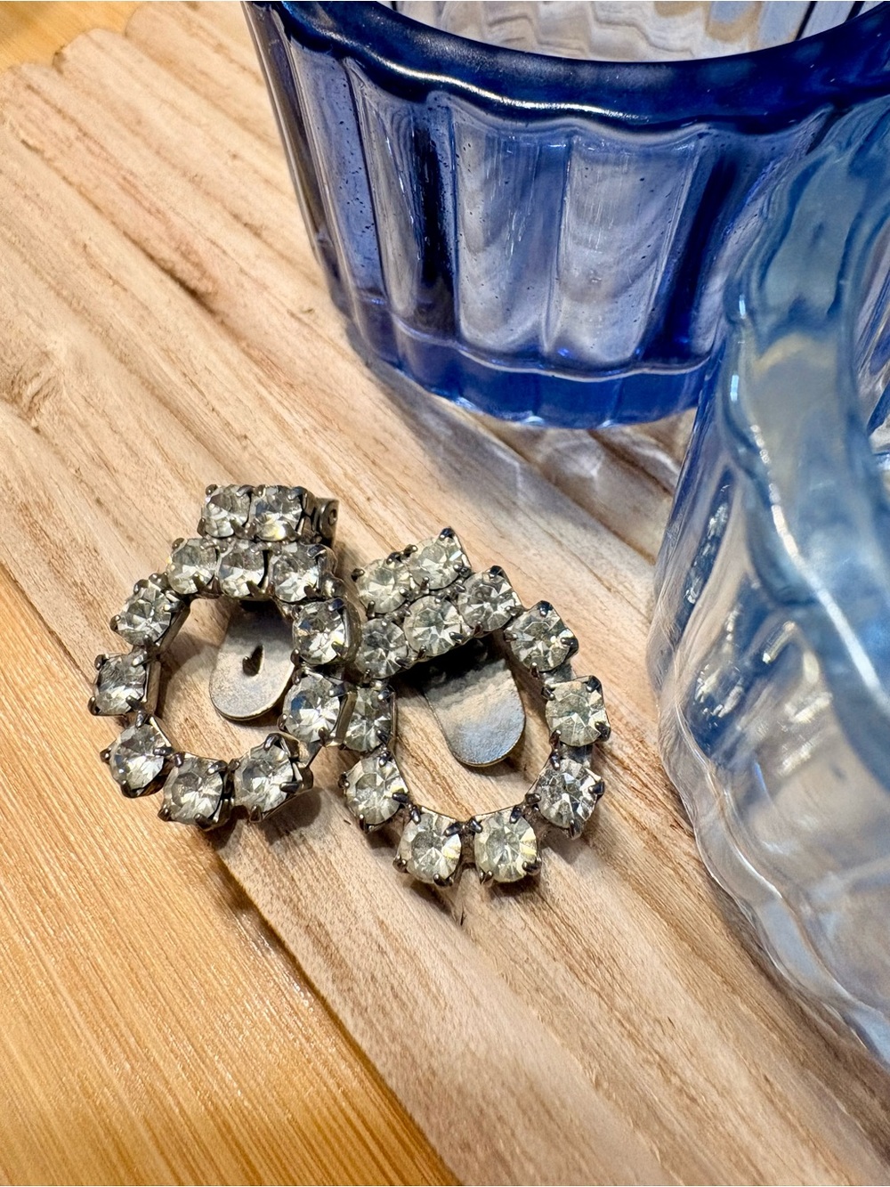 S.G. D’Or Vintage rhinestone shoeclips